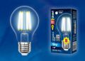 Лампа светодиодная Uniel LED-A60-10W/NW/E27/CL PLS02WH картон