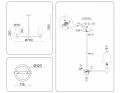 Люстра на штанге Ambrella Light LH LH75051