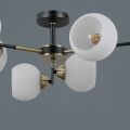 Люстра на штанге Illumico LIBRA IL0469-6CSQ-24 BK AB LIBRA