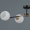 Люстра на штанге Illumico LIBRA IL0469-4CSQ-24 BK AB LIBRA