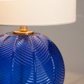 Настольная лампа Cloyd ARBUSS T1 / выс. 61 см - латунь - синее стекло (арт.30120)
