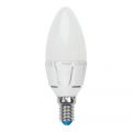 Лампа светодиодная Uniel E14 7W 3000K матовая LED-C37 7W/WW/E14/FR PLP01WH Набор из 5штук UL-00008089