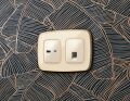 Розетка Ethernet RJ-45 и со шторками, без рамки Ambrella Volt OMEGA MO312005
