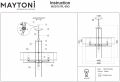 Подвесной светильник Maytoni Impressive MOD151PL-05G