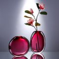 Ваза Cloyd MAZZORBO Vase / выс. 23 см - красн. стекло (арт.50045)