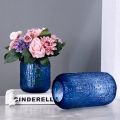 Ваза Cloyd KOWO Vase / выс. 17 см - синее стекло (арт.50019)