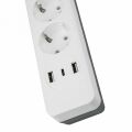 Сетевой фильтр Uniel S-GSR3-1,5 U2C1 WHITE/GREY UL-00012107