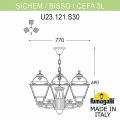 Подвесной светильник Fumagalli Cefa U23.120.S30.WYF1R