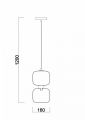 Подвесной светильник Freya Lumen FR5215PL-01CH