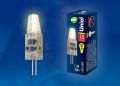 Лампа светодиодная Uniel LED-JC-12/1,5W/WW/G4/CL SIZ05TR