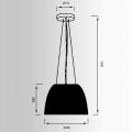 Подвесной светильник Zumaline Filo MD1452-1L(SILVER)