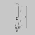 Подвес для трека Maytoni Accessories for tracks Flarity TRA154SW-BB-R-BS