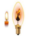 Лампа декоративная Uniel IL-N-C35-3/RED-FLAME/E14/CL