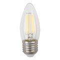 Лампа светодиодная филаментная Эра E27 11W 2700K прозрачная F-LED B35-11w-827-E27 Б0046986
