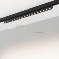  Arlight Светильник MAG-DOTS-FOLD-25-S600-18W Day4000 (BK, 30 deg, 24V) (ARL, IP20 Металл, 3 года)