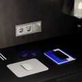 Розетка с заземлением и со шторкой и 2хUSB type A, без рамки Voltum S70 VLS040404