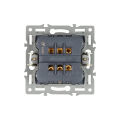 Механизм выключателя одноклавишный перекрёстный SWT-MKX1-PL-BK (250V, 16A) ( Arlight , -)
