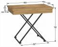  Мебелик Стол-трансформер Андрэ Loft