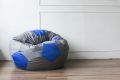  Dreambag Кресло-мешок Мяч Серо-Синий (Оксфорд)