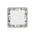 Механизм компьютерной розетки SCT-MPC1-PL-WH (RJ-45, CAT6) ( Arlight , -)