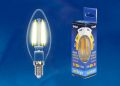 Лампа светодиодная Uniel LED-C35-5W/WW/E14/CL/MB GLM10TR картон