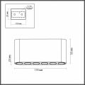 Накладной светильник Odeon Light Small 7092/15CL
