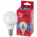 Лампа светодиодная Эра E14 6W 6500K матовая P45-6W-865-E14 R