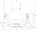 Встраиваемый светильник Elektrostandard Minnie a067708