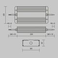 Блок питания с проводом Maytoni Power Supply Magnetic PSL008-400W-48V-IP67