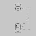 Подвес для трека Maytoni TRA157SW-IPC1-PT