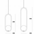 Подвесной светильник Imperiumloft HOOP-B01