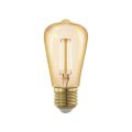 Eglo Лампа светодиодная филаментная диммируемая E27 4W 1700К золотая 11695