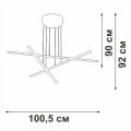 Подвесная люстра Vitaluce V3051 V3051-1/3S