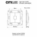 Выключатель беспроводной двухклавишный Citilux Смарт CLR4W