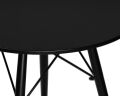 Стол обеденный Dobrin LMZL-TD-108 CHELSEA`80 BLACK, столешница черная, основание черное