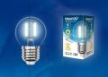 Лампа светодиодная Uniel LED-G45-6W/NW/E27/CL GLA01TR картон