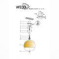 Подвесной светильник Wedo Light Lentini 66565.01.14.01