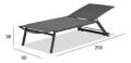  Brafab Лежак Visby