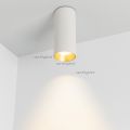  Arlight Светильник SP-POLO-SURFACE-R65-8W Warm3000 (WH-GD, 40 deg)