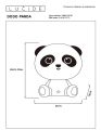 Настольная лампа Lucide Dodo Panda 71593/03/30
