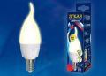  Uniel Лампа светодиодная диммируемая (UL-00004299) E14 7W 3000K матовая LED-CW37 7W/3000K/E14/FR/DIM PLP01WH