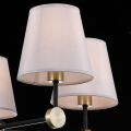Люстра на штанге Illumico CASTOR IL0394-5CSQ-24 BK AB CASTOR