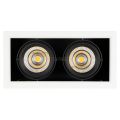  Arlight Светильник CL-KARDAN-S375x190-2x25W Warm3000 (WH-BK, 30 deg)