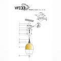Подвесной светильник Wedo Light Iveta 66567.01.14.01