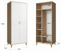  Компасс-мебель Шкаф платяной Велламо ВО-06