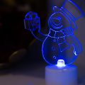  Neon-Night Снеговик световой (10 см) с подарком 2D 501-054