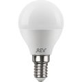 Лампа светодиодная REV G45 Е14 11W 4000K нейтральный белый свет шар 32506 2