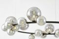 Подвесная люстра Lumina Deco MERIDO LDP 7033-24 BK+GY