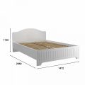  Компасс-мебель Кровать полутораспальная Монблан МБ-602К