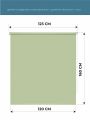  Decofest Штора рулонная (120x160 см) Плайн Весенний Зеленый